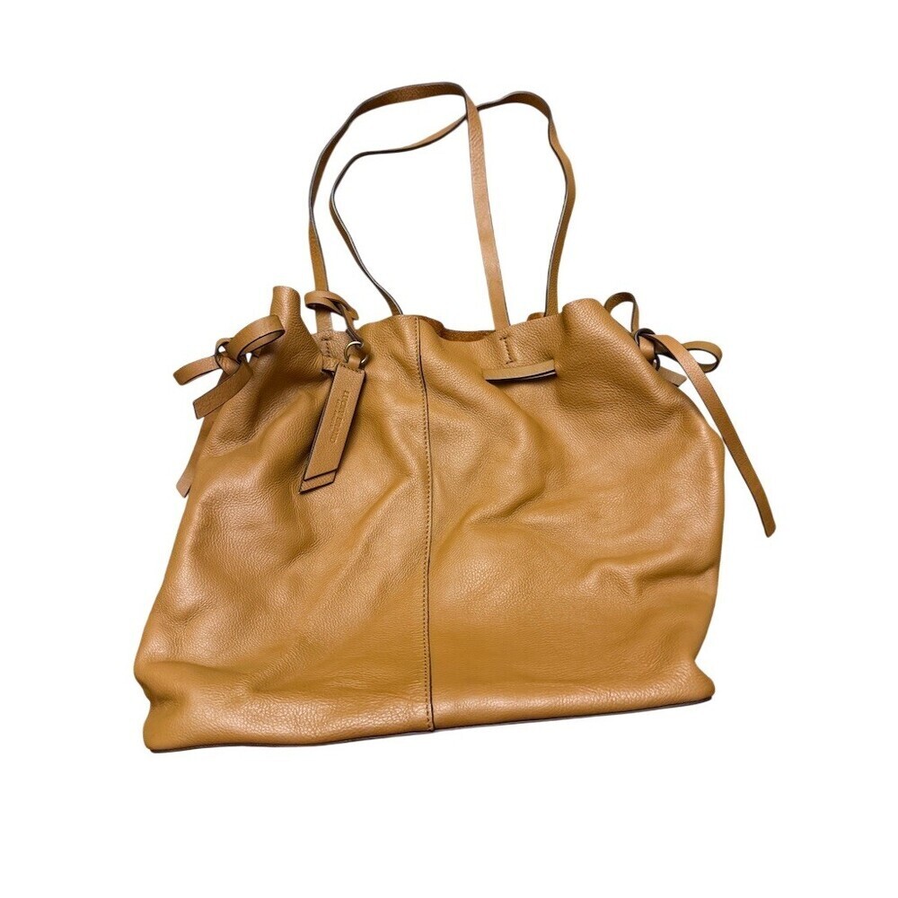 Lucky Brand Large Brown Leather Tote Bag